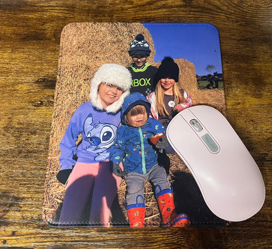 Photo mouse mat - Leather